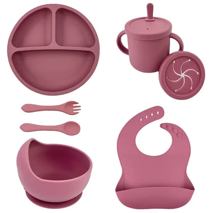 BPA Free Silicone Baby Feeding Set