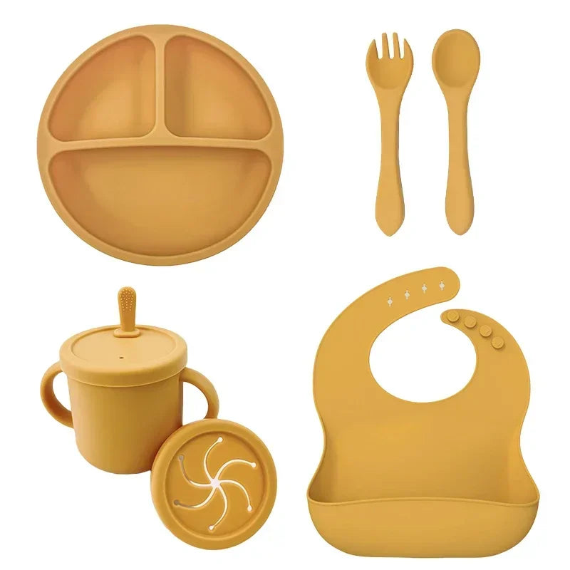 BPA Free Silicone Baby Feeding Set