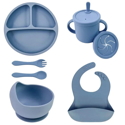 BPA Free Silicone Baby Feeding Set