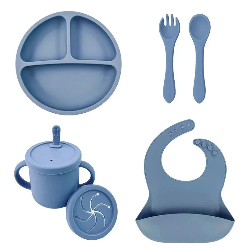 BPA Free Silicone Baby Feeding Set