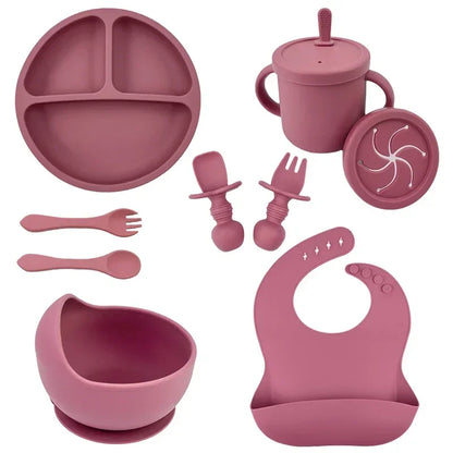 BPA Free Silicone Baby Feeding Set