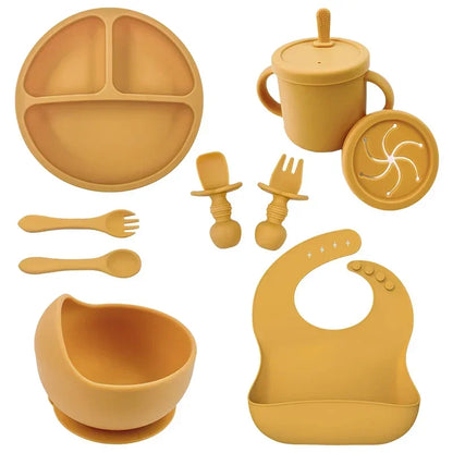 BPA Free Silicone Baby Feeding Set