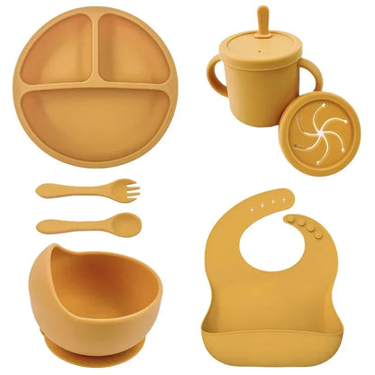 BPA Free Silicone Baby Feeding Set